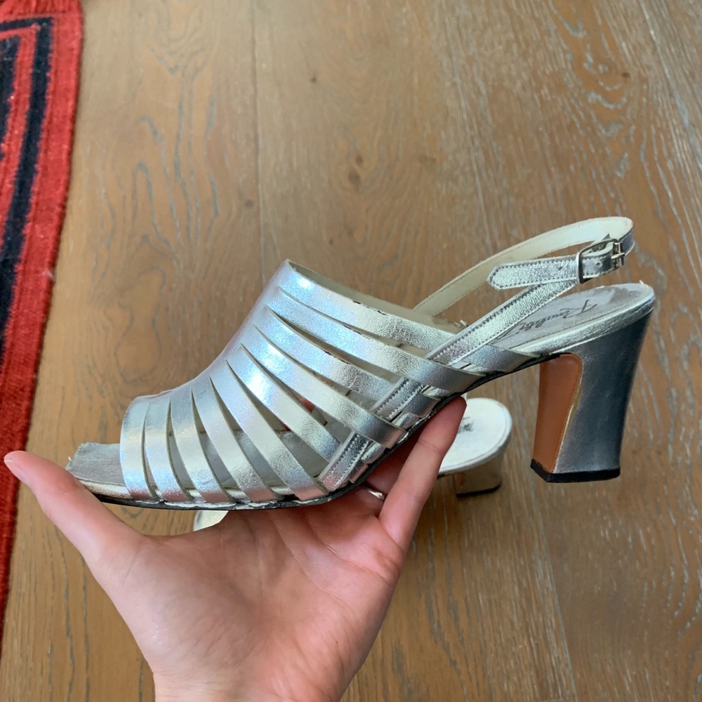 Vintage Silver Heels